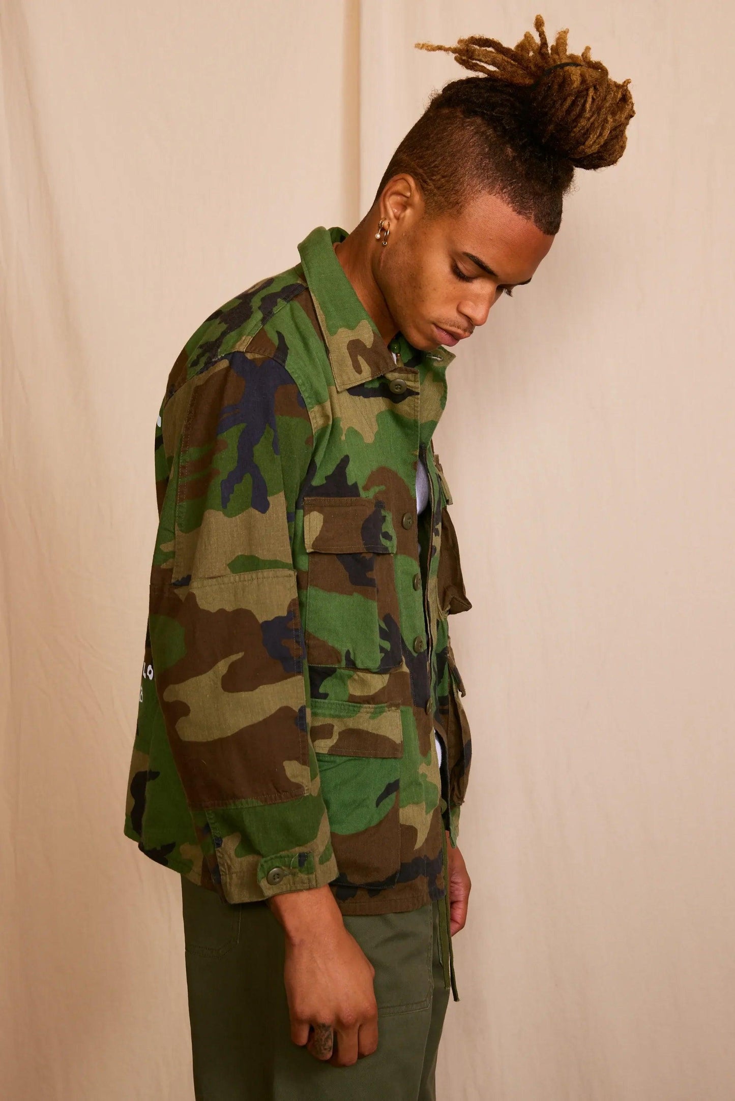 Vintage camouflage jacket hotsell