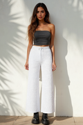 Bianco Tonya Textured Knit Pants