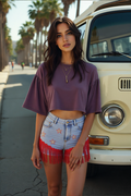 Firecracker Fringe Denim Shorts
