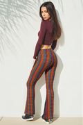 Candy Stripe Flare Leggings