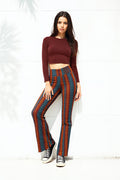 Candy Stripe Flare Leggings