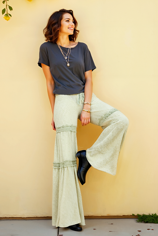 Olivia Tiered Palazzo Pants