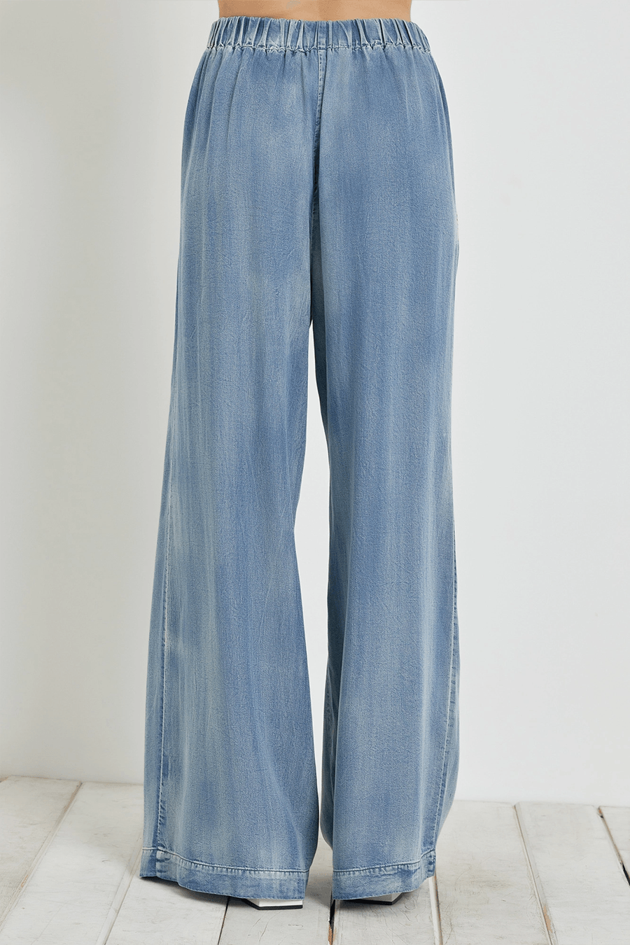 Brit Wide Leg Denim Pant - Life Clothing Co