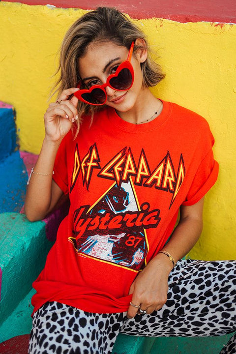Def Leppard 87' Hysteria Vintage Tee - Life Clothing Co
