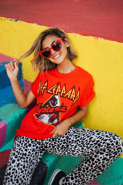 Def Leppard 87' Hysteria Vintage Tee - Life Clothing Co