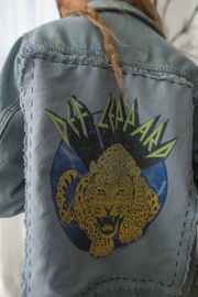 Def Leppard Hand Stitched Denim Jacket