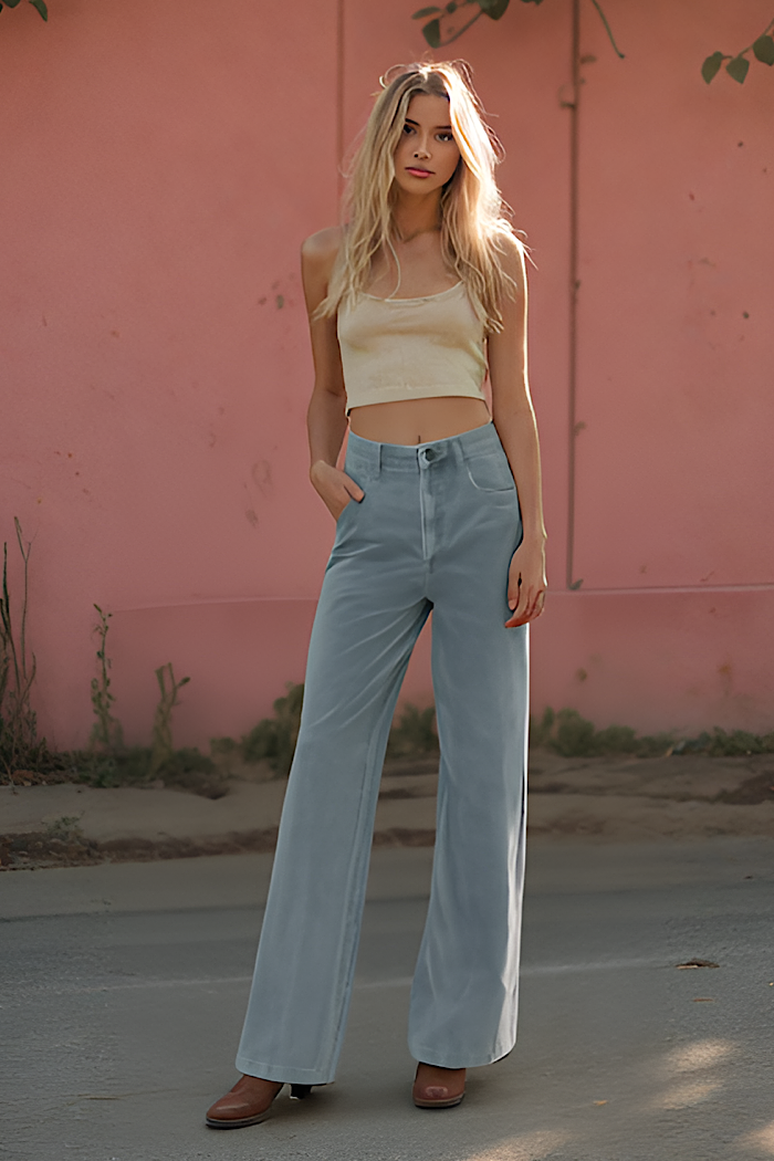 Gray Moonlight Trousers