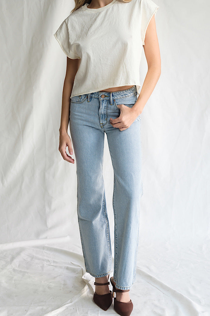 Porter Blue Rebel Wide Leg Noa Wash