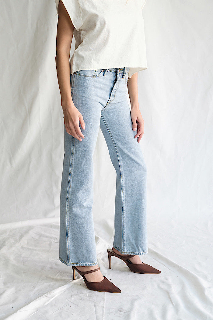 Porter Blue Rebel Wide Leg Noa Wash