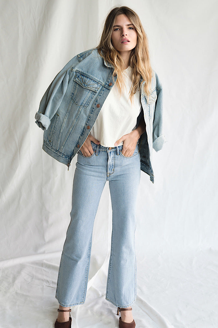 Porter Blue Rebel Wide Leg Noa Wash