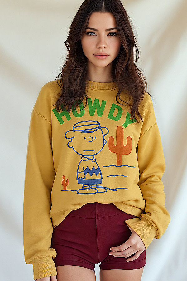Peanuts Cowboy Charlie Sweatshirt