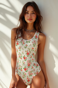 Julia Vintage Rose One-Piece Swimsuit