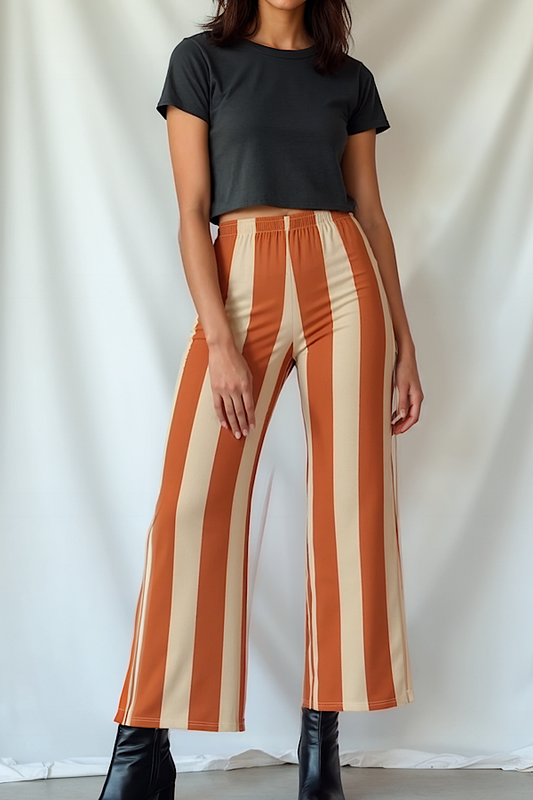 Alpine Stripe Wide Leg