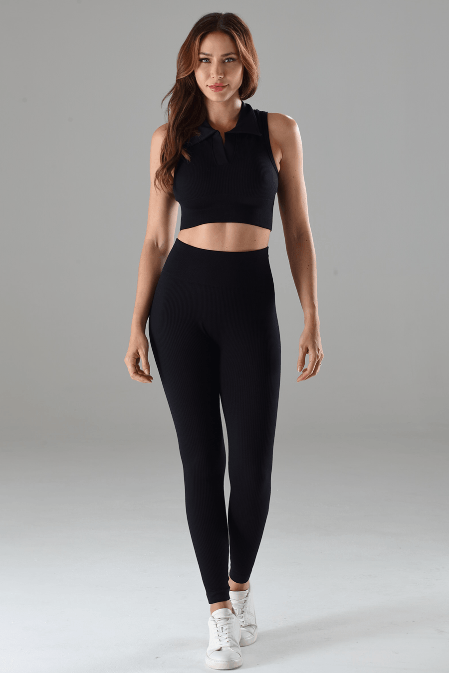 Jill High-Rise Ribbed Leggings - Life Clothing Co