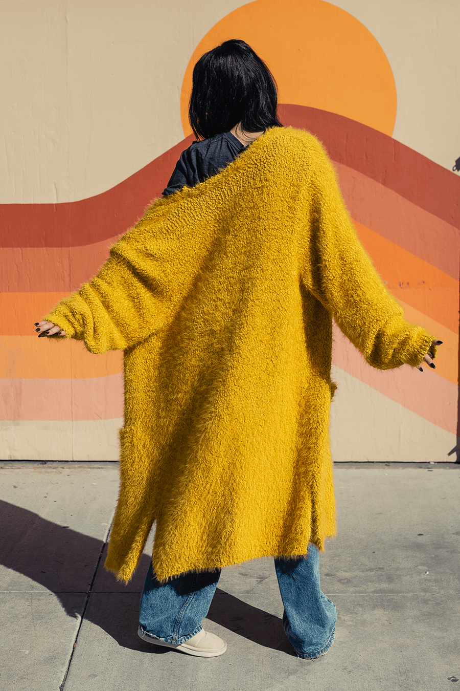 Kira Soho Mustard Cardigan