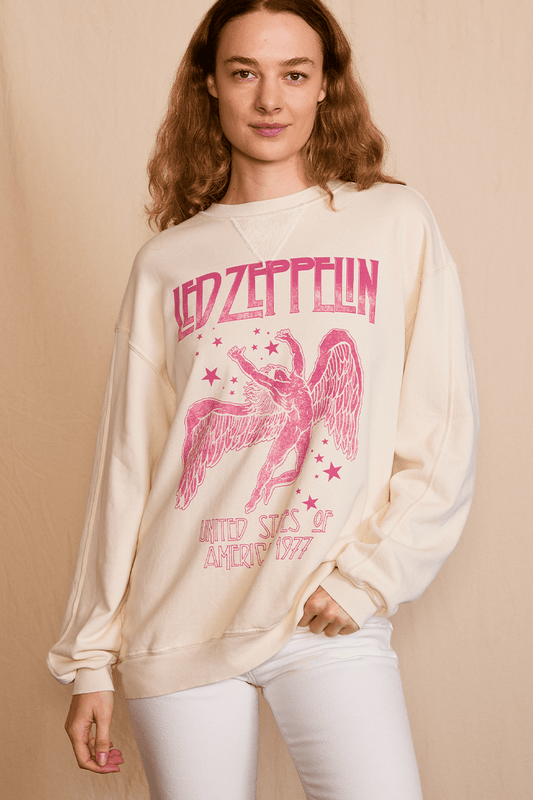 Led Zeppelin 1977 Star Struck Sweatshirt - Life Clothing Co