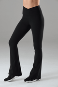 Lily V-Waist Mini-Flare Pant