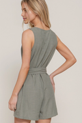 Boardwalk Stripe Linen Romper