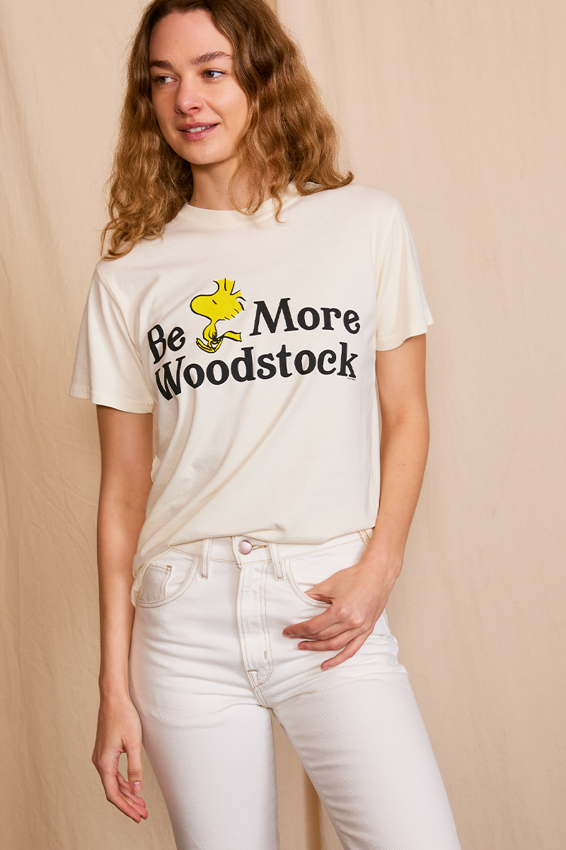 Peanuts Be More Woodstock Tee
