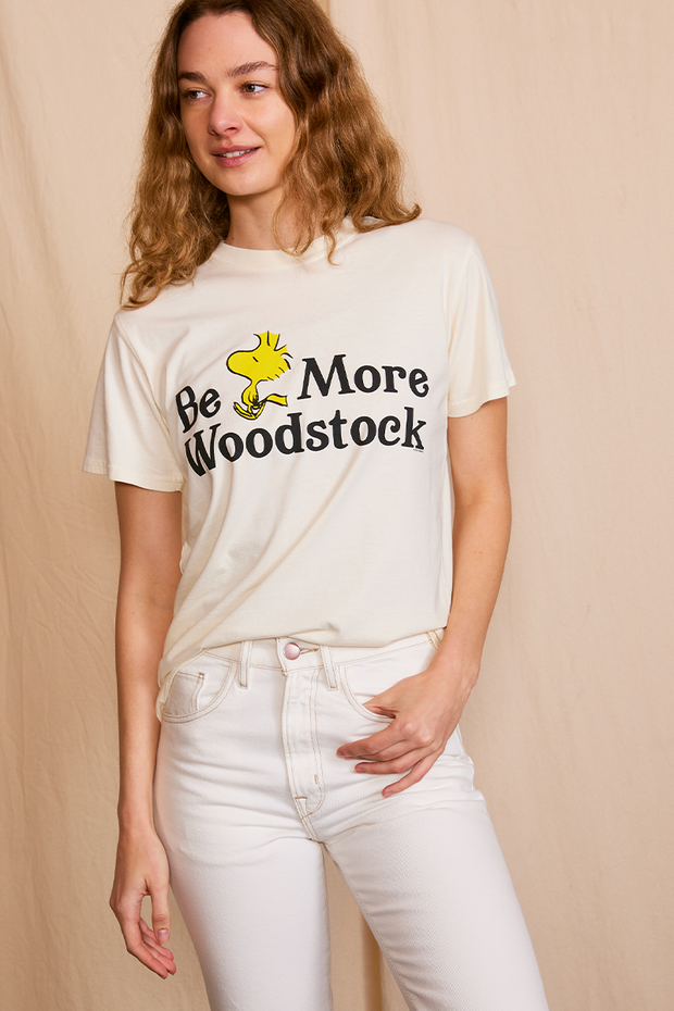 Peanuts Be More Woodstock Tee