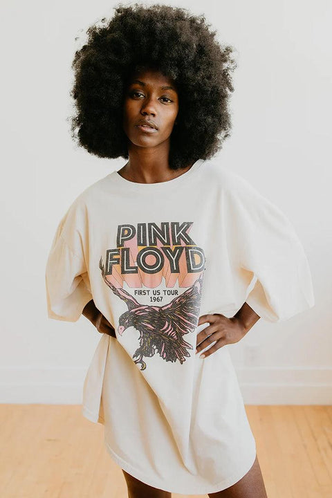 Pink Floyd 1967 US Tour Oversized Tee - Life Clothing Co