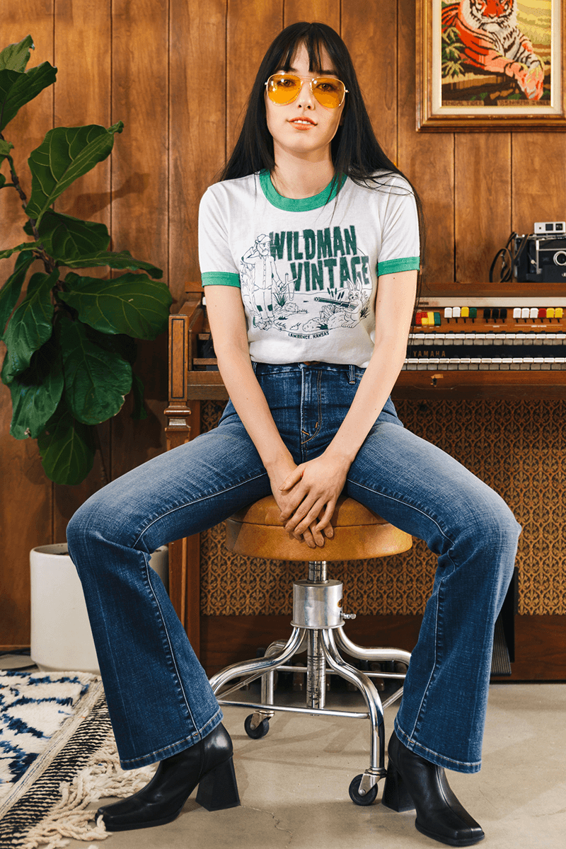 Porter Blue Delilah Bootcut Abbie Wash - Life Clothing Co