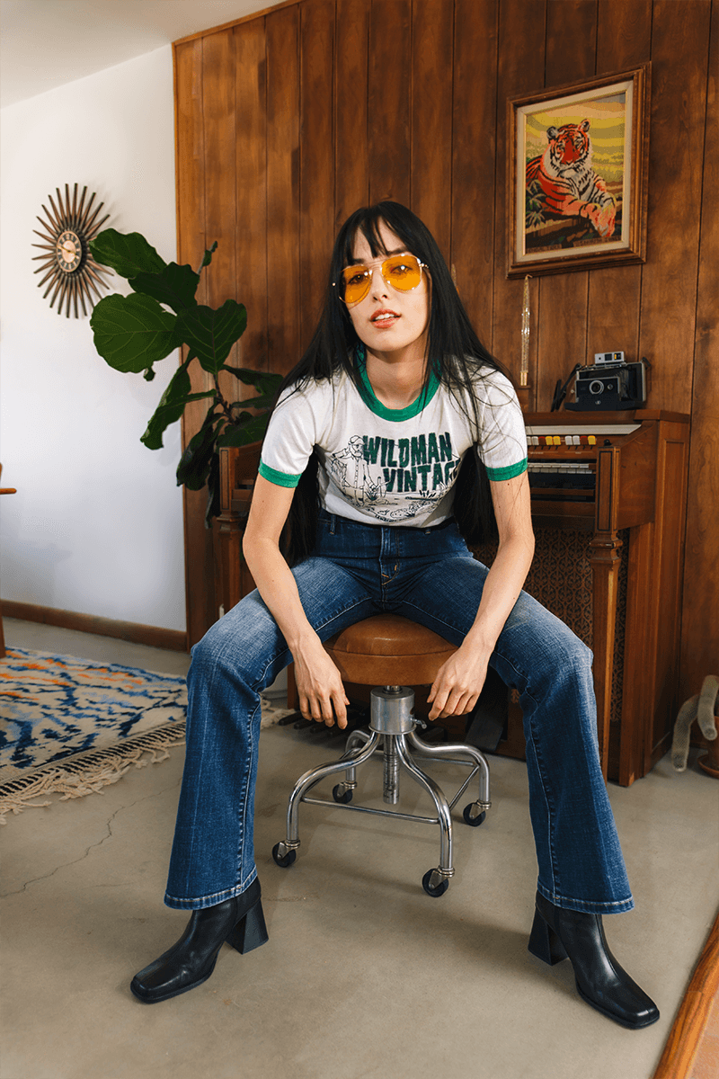 Porter Blue Delilah Bootcut Abbie Wash - Life Clothing Co