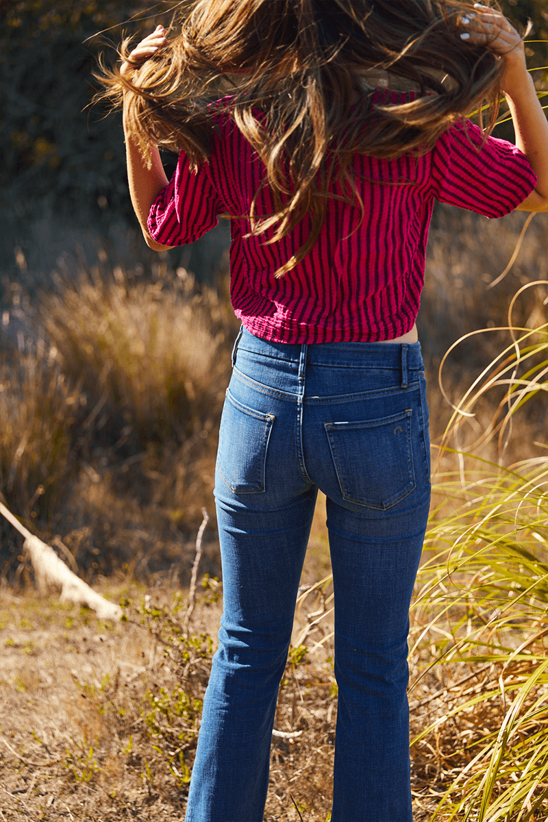Porter Blue Delilah Bootcut Abbie Wash - Life Clothing Co