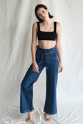 Porter Blue Penny Paperbag Wide Laguna Wash