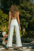 Porter Blue Penny Paperbag Wide Leg - Life Clothing Co