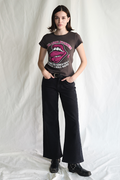 Porter Blue Rebel Wide Leg Carbon Wash
