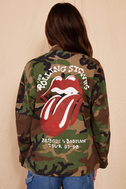 Rolling Stones Authentic Vintage Camo Army Jacket
