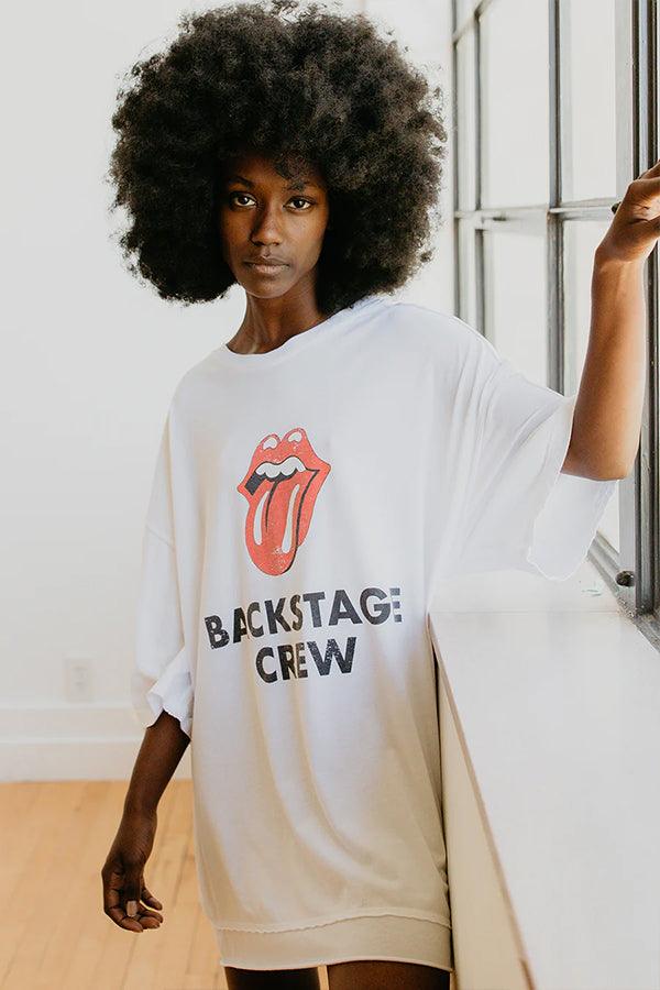 Rolling Stones Back Stage Oversized Tee - Life Clothing Co
