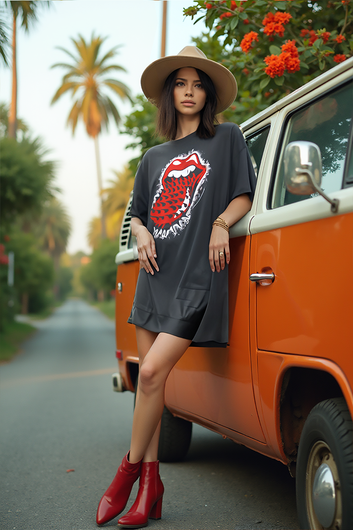 Rolling Stones Thru and Thru OS Tee