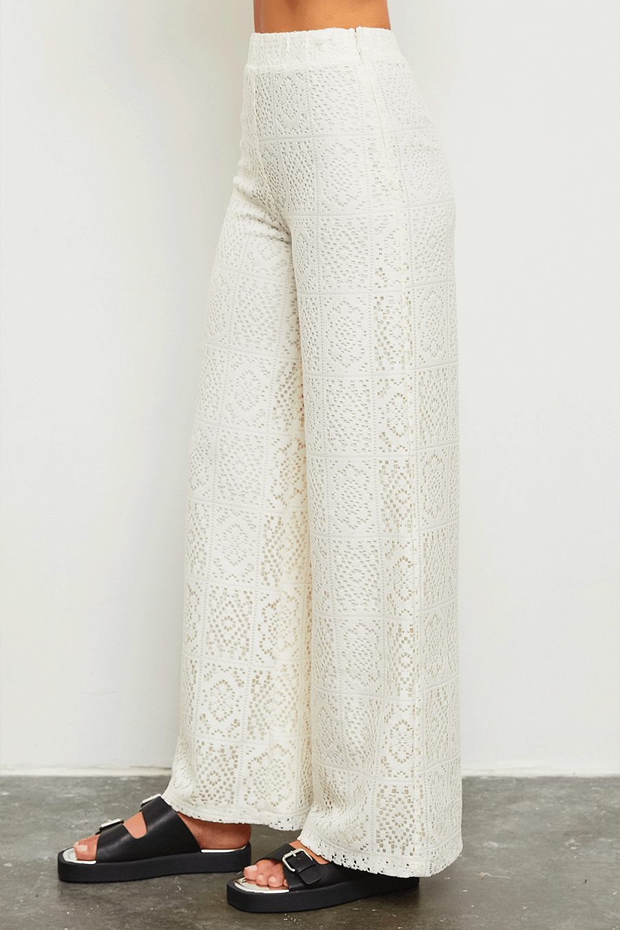 Lulu Crochet Flare Pants - Life Clothing Co