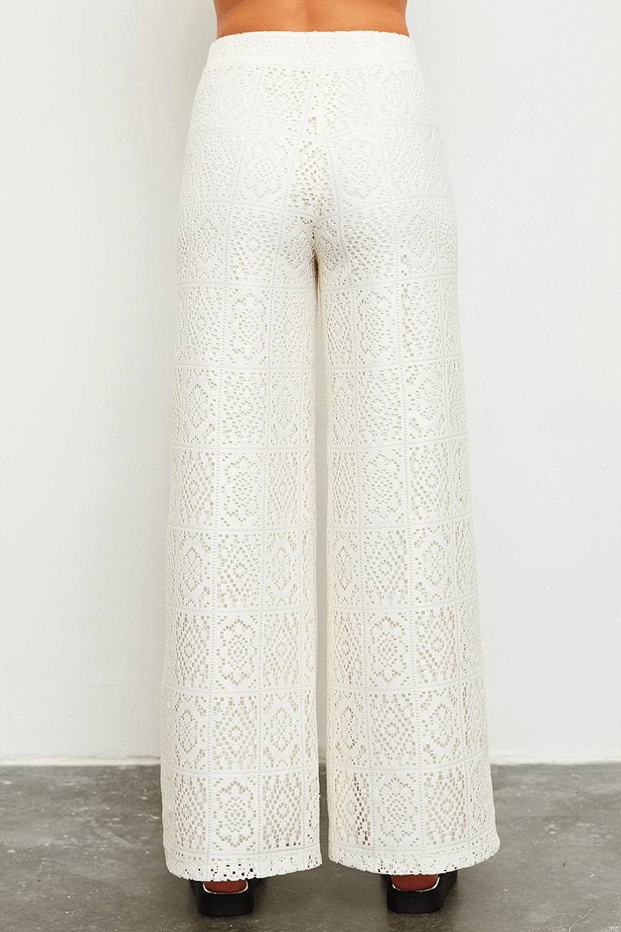 Lulu Crochet Flare Pants - Life Clothing Co