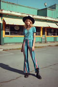 Millie Striped Western Flare Bells