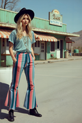 Millie Striped Western Flare Bells