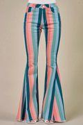 Millie Striped Western Flare Bells