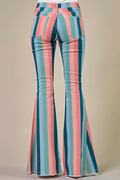 Millie Striped Western Flare Bells