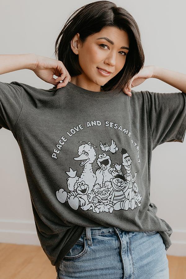 Sesame Street Peace & Love Tee - Life Clothing Co