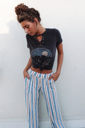 Soho Stripe Wide Leg