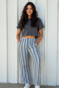 Soho Stripe Wide Leg