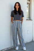 Soho Stripe Wide Leg