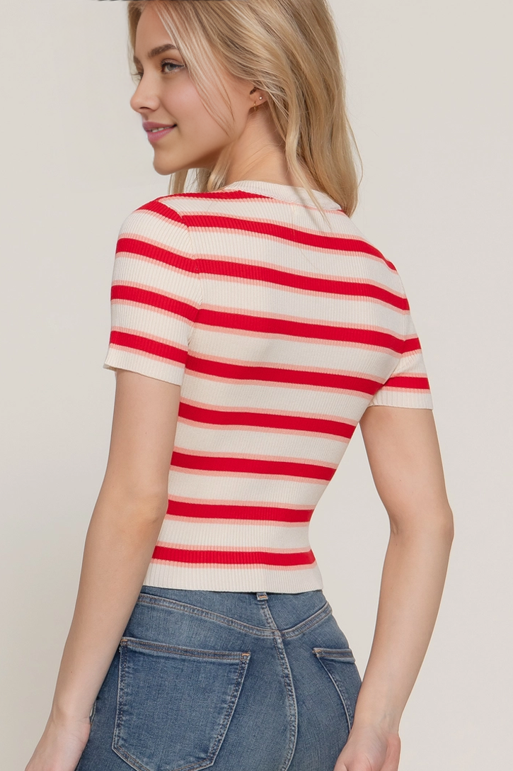 Marina Stripe Spring Sweater
