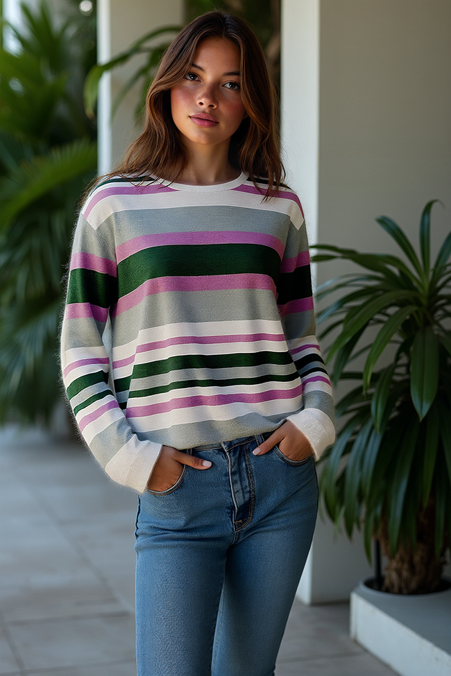 Talia Straight Hem Knit Sweater