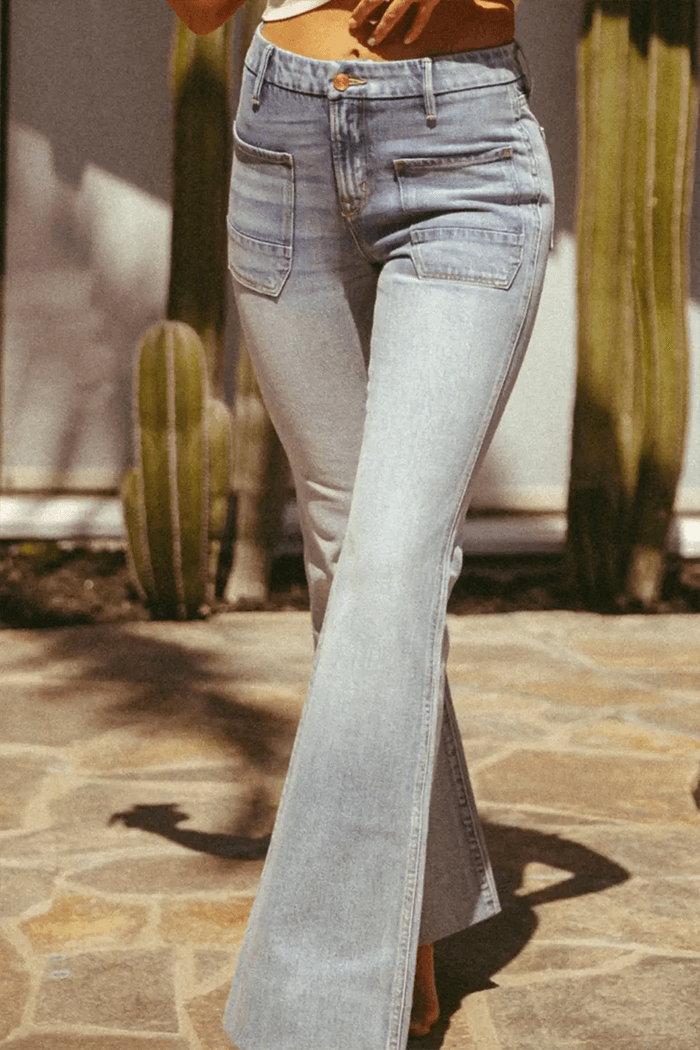 Porter Blue Wanderer Flare Gracie Wash - Life Clothing Co