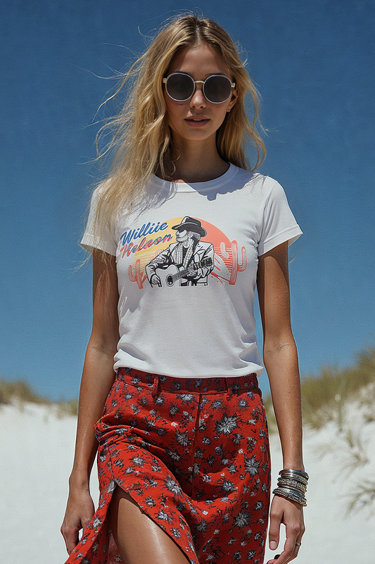 Willie Nelson Desert Baby Tee