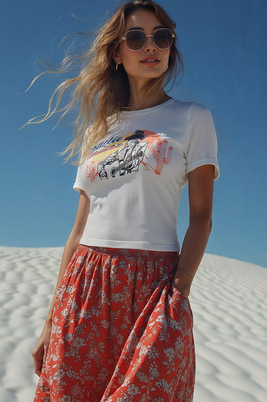 Willie Nelson Desert Baby Tee