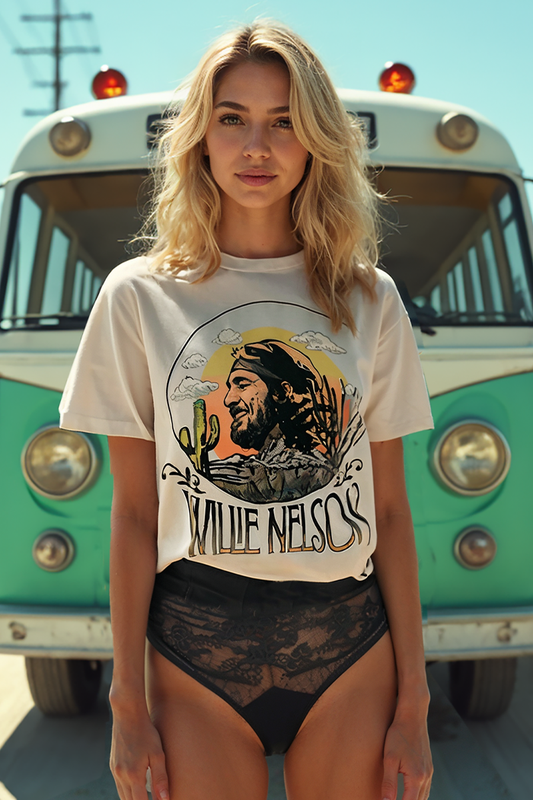 Willie Nelson Riders in the Sky Tee